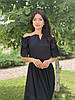 Жіноче плаття в чорному кольорі з шифону Poliit 8855, фото 4