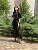 Жіноче плаття в чорному кольорі з шифону Poliit 8855, фото 8