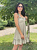 Плаття жіноче з полірованого трикотажу Poliit 8807 ментол 36, фото 8
