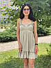 Плаття жіноче з полірованого трикотажу Poliit 8807 ментол 36, фото 4
