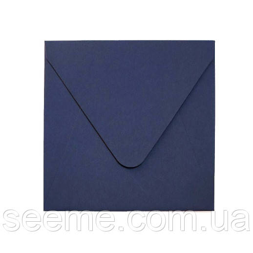Конверт 105x105 мм, колір темно-синій (navy blue), КОМПЛЕКТ 10 шт.