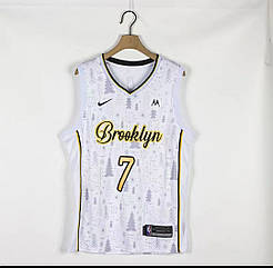 Біла баскетбольна майка Кевін Дюрант Бруклін Нетс Nike Durant №7 BROOKLYN NETS