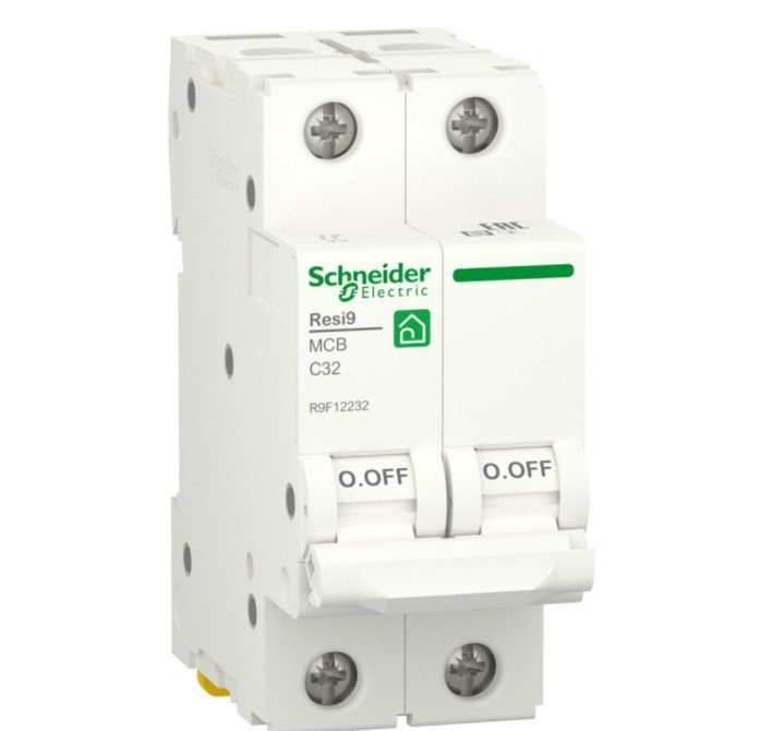 Автоматичний вимикач RESI9 6kA 2р 32A C Schneider Electric