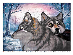 Схема для вишивки бісером чи хрестиком "Взимку"