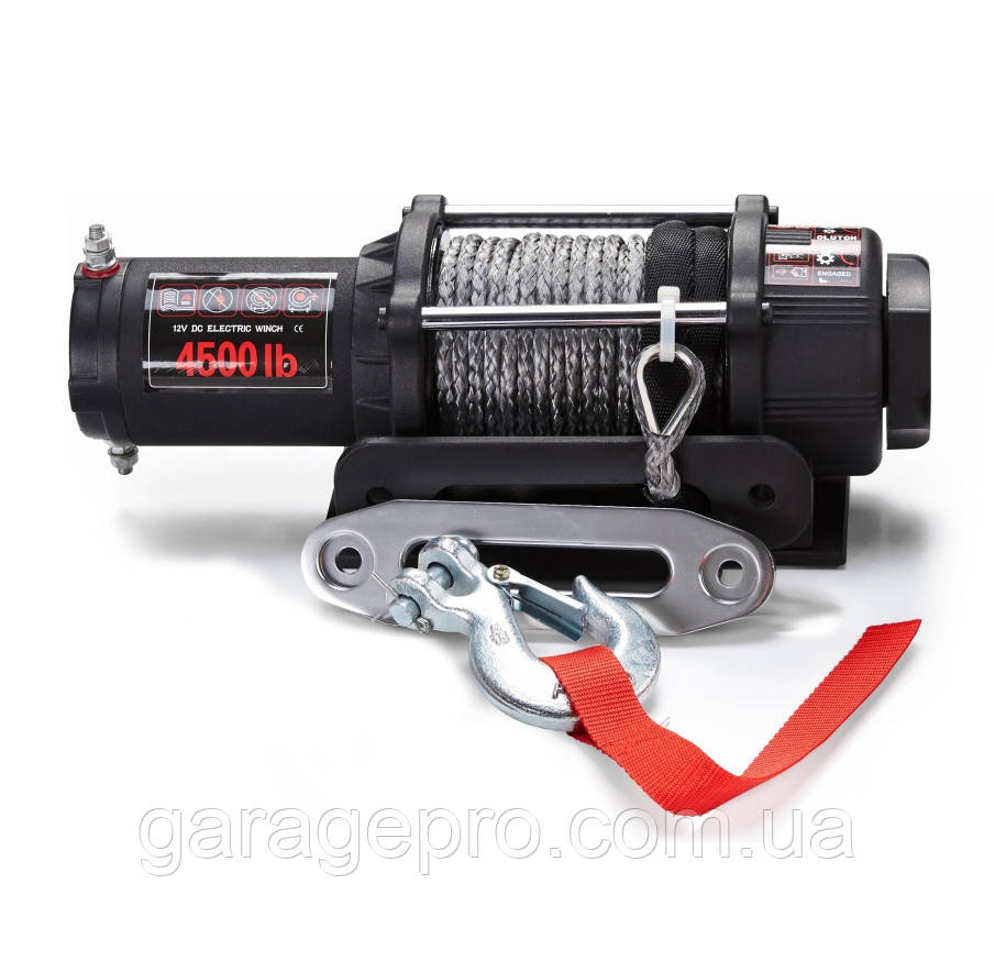 Електрична лебідка 12V ProWinch 4500lbs (2090 кг) синтетичний трос