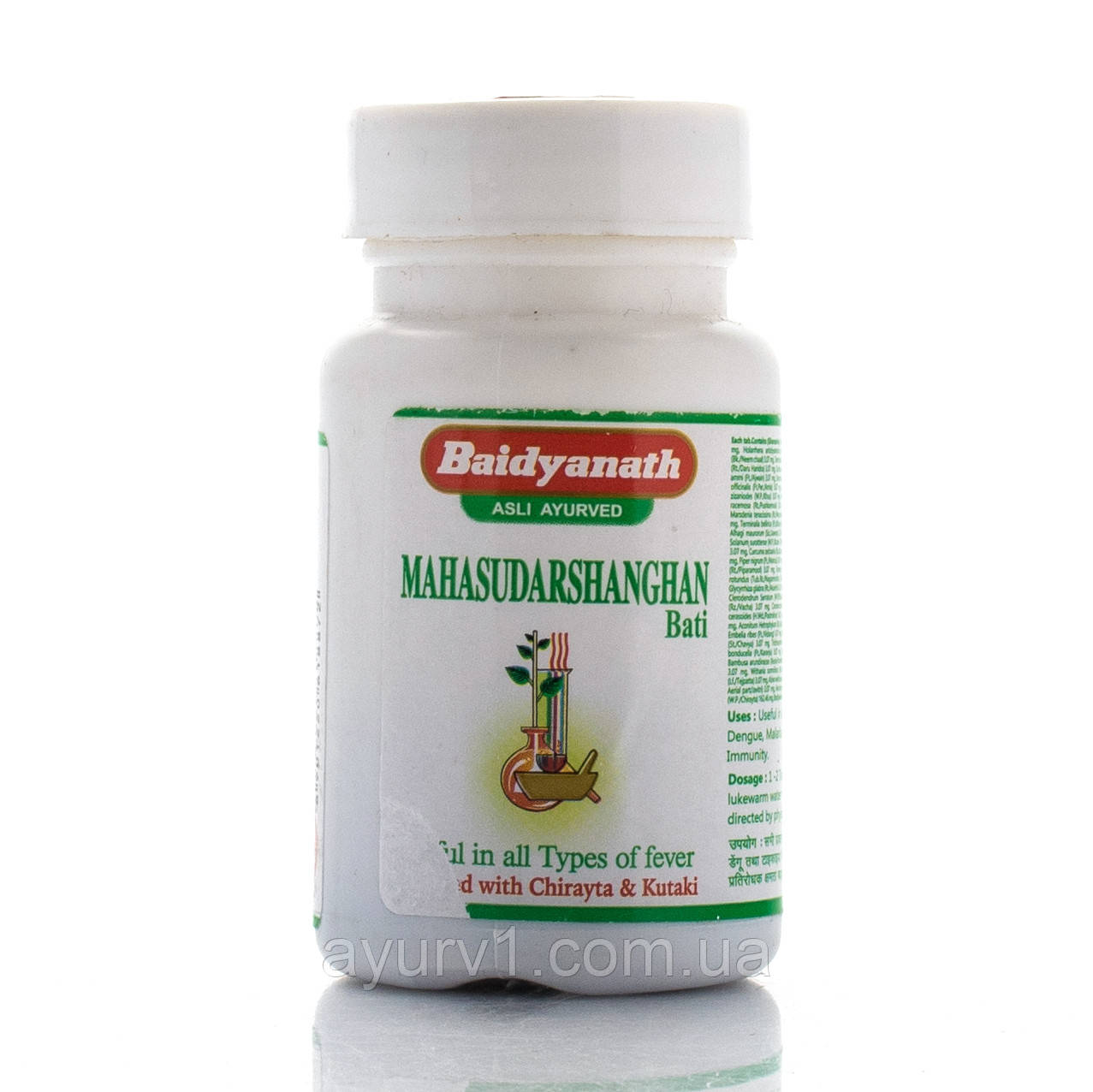 Махасударшан-гхан вати Байдинах/Mahasudarshan ghan vati, Baidyanath/40 tab