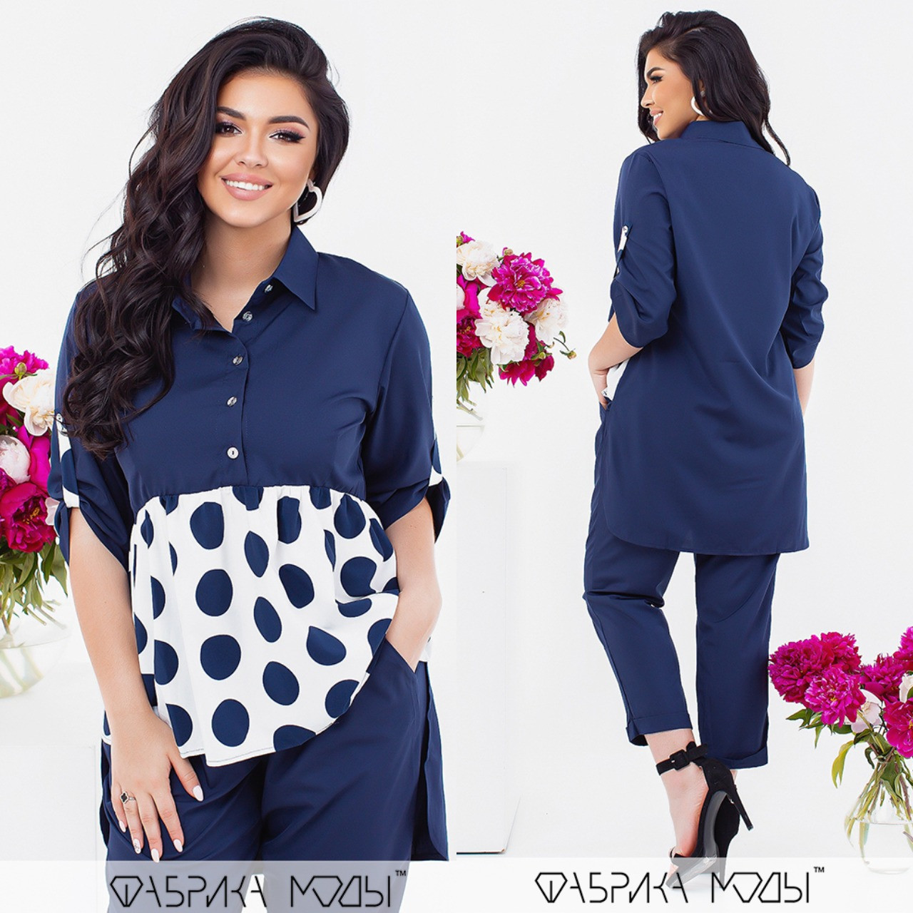 Брючный костюм двойка, фото 1