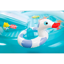 Водний надувний ігровий центр Intex 57165 201х170х84см дитячий басейн алігатор з розпилювачем і гіркою ПВХ, фото 3