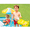 Водний надувний ігровий центр Intex 57165 201х170х84см дитячий басейн алігатор з розпилювачем і гіркою ПВХ, фото 8