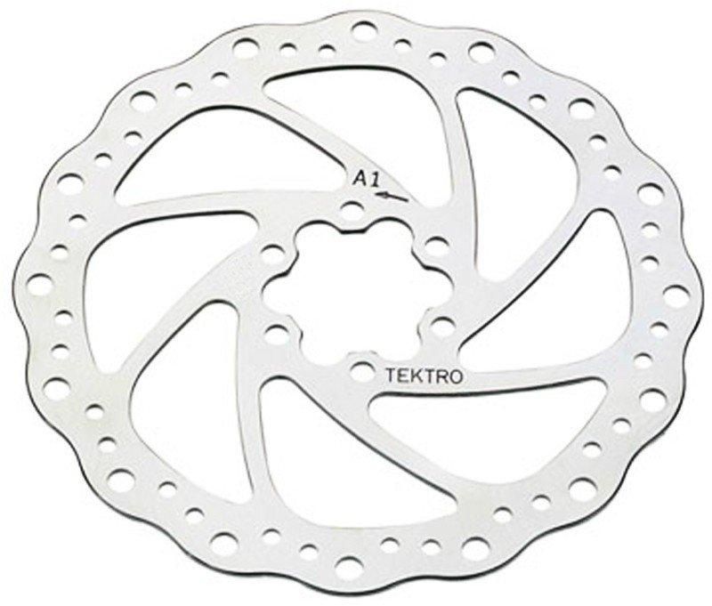 Ротор Tektro 160 mm  під 6 болтів сріблястий