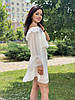 Жіноча біле плаття з шифону Poliit 8856 білий 36, фото 2