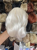 Короткий шиньон на крабе Elegant 22 см ультра блонд