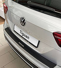 Накладки на бампер з загином Volkswagen TIGUAN II з 2015 р. (Nataniko Carbon)