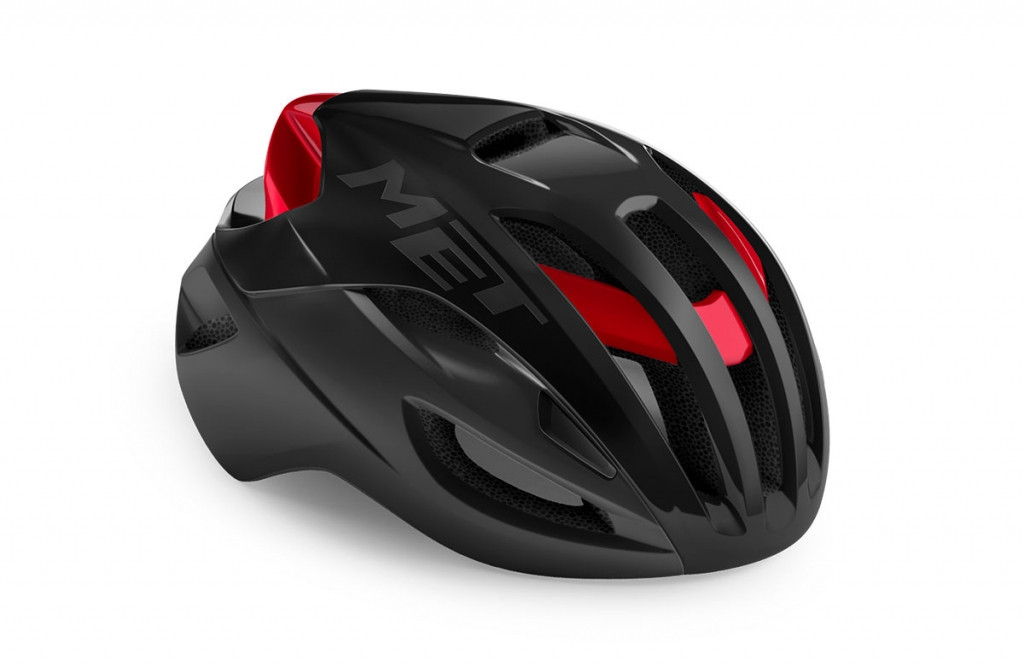 Шолом MET Rivale CE Black Red Metallic | Matt Glossy L