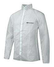 Куртка дощовик FORCE PVC (прозора) XL