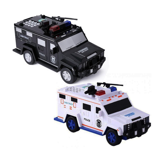 Сейф дитячий машина поліції  | Скарбничка машина з кодовим замком