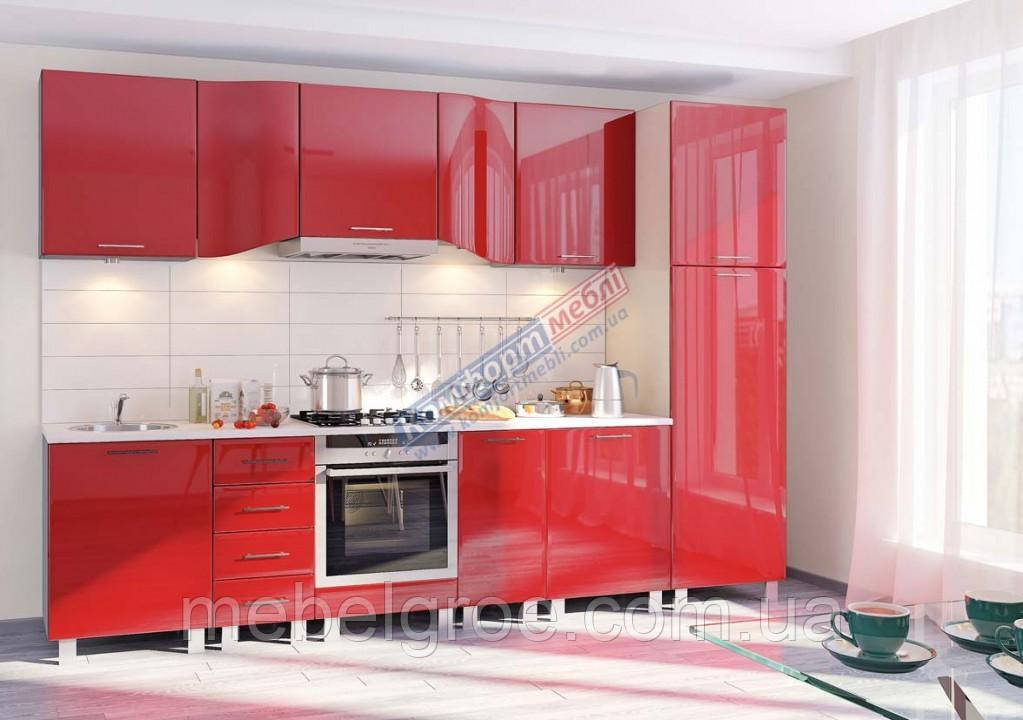 Кухня Хай-тек глянець з фотодруком KX-167тм Комфорт, фото 1