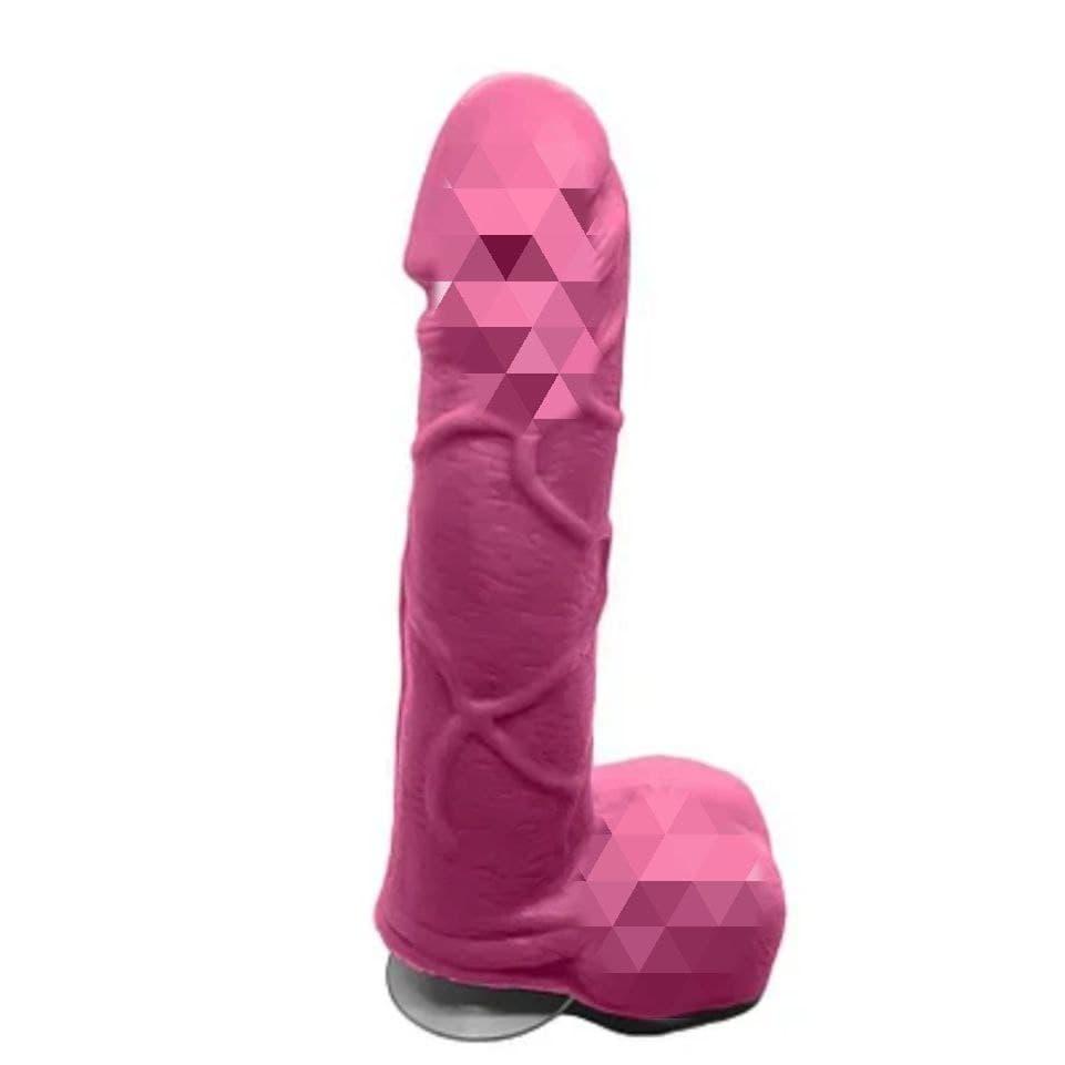 Крафтовое мыло-член с присоской Чистый Кайф Pink size S натуральное