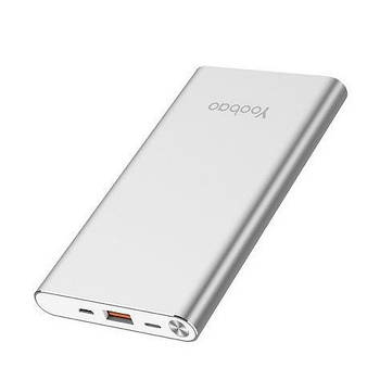 Зовнішній акумулятор Yoobao A1 Lithium Polymer 10000 mAh Silver