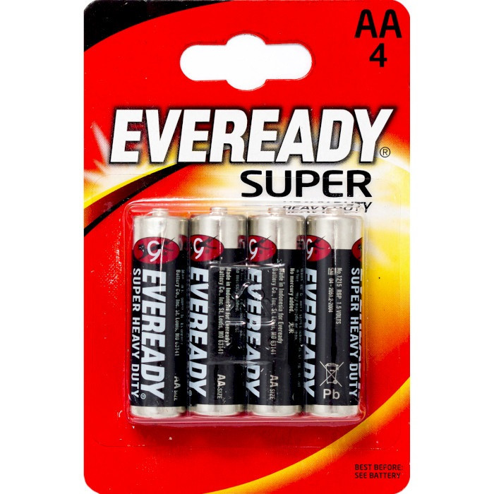 Батарейки Energizer Eveready Super Heavy Duty R-06/блістер 4шт(24)