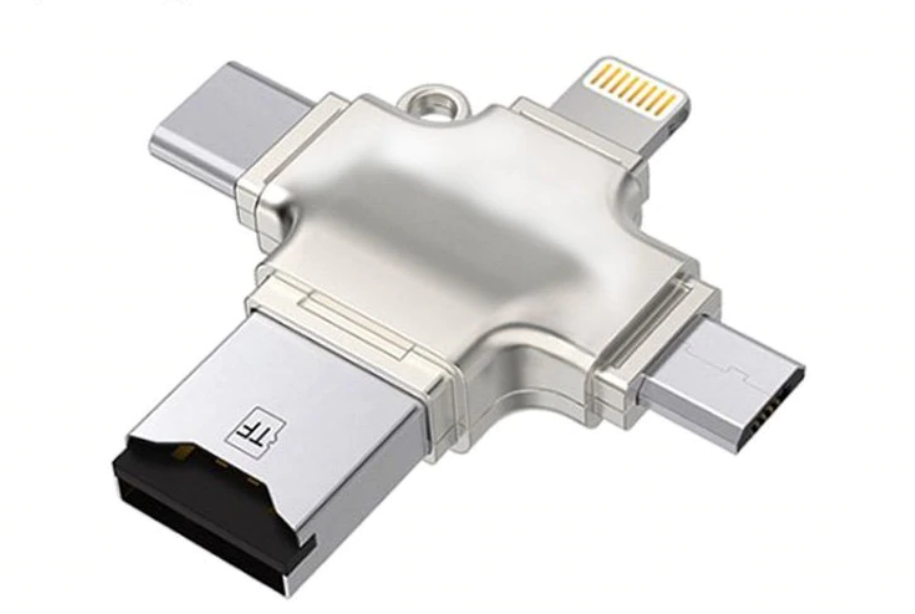 Адаптер Primo R010 microSD для iPhone / iPad / Type-C / MicroUSB