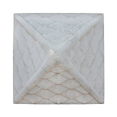 Кришка для стовпчика Чешуя сіра 44,5*44,5*14 П