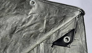 Тент "Сіро-зелений" 4х6м, щільність 100 г/м2, фото 1