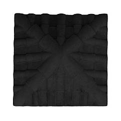 Кришка для стовпчика 34*34*9,5 Черепиця фарбована чорна П