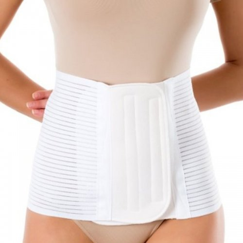 Післяопераційний універсальний роз'ємний бандаж висота 24 см - Pani Teresa PT 0117, фото 1