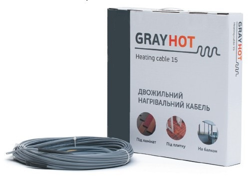 Нагрівальний кабель GrayHot 15 29