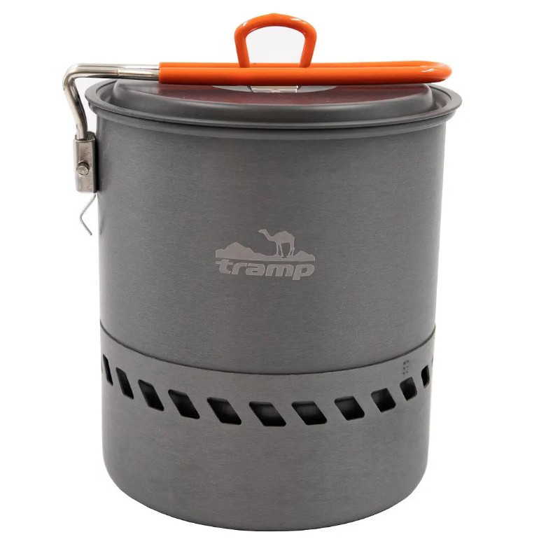 Похідний казанок Tramp TRC-118 з кришкою і теплообмінником 1,5 л, фото 1