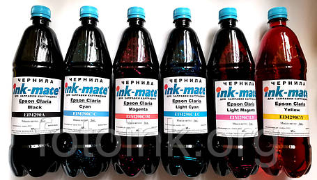 Комплект чорнил Ink-Mate EIM290C 1000мл х 6шт, фото 1