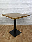 Дерев'яний квадратний стіл "UNO" для кафе і стільці 1+2, фото 9