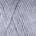 Турецька бавовняна пряжа шнур макраме котон, YarnArt Macrame Cotton, сірого кольору