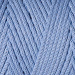 Турецкая хлопковая пряжа шнур макраме котон, YarnArt Macrame Cotton, голубого цвета