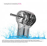 Наконечник турбінний COXO CX207-B H33-TP TITAN ортопедичний, підшипники Myonic, високопотужний, 4 розпилювачі, фото 4