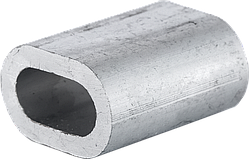 Затискач Алюмінієвий Для Троса d=5 мм Набір 10 шт Spec DIN 3093