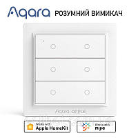 Розумний вимикач 2-4-6 клавіш Xiaomi Aqara Opple Switch Zigbee 3.0 Apple HomeKit Шість клавіш (WXCJKG13LM)