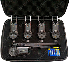 Набір сигналізаторів 4+1 Sams Fish з бічними фіксаторами - короповий набір сигналізаторів