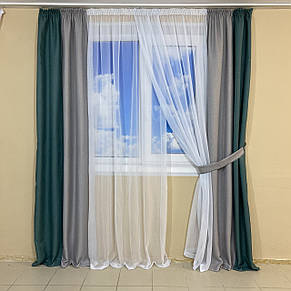 Тюль-штора Тріо No444, фото 3