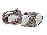 Дитячі босоніжки для дівчинки коричневі розмір 25 D. D. Steр № F611-3BM, фото 3