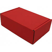 150 х 100 х 50 Коробка картонная самосборная цветная красная