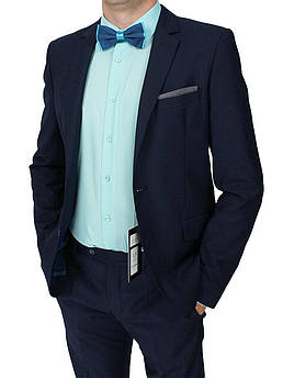 Чоловічий класичний костюм Legenda Class 24 # 19 C.5 темно-синього кольору