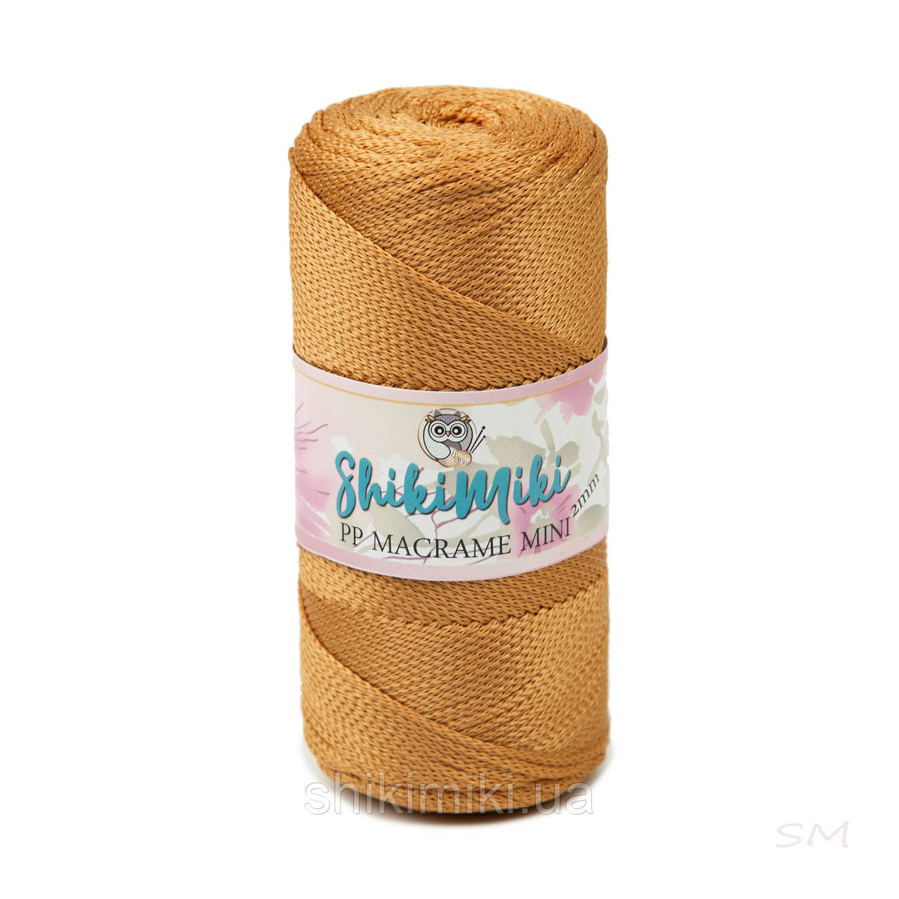 Трикотажний шнур поліпропіленовий PP Macrame, колір Каррі