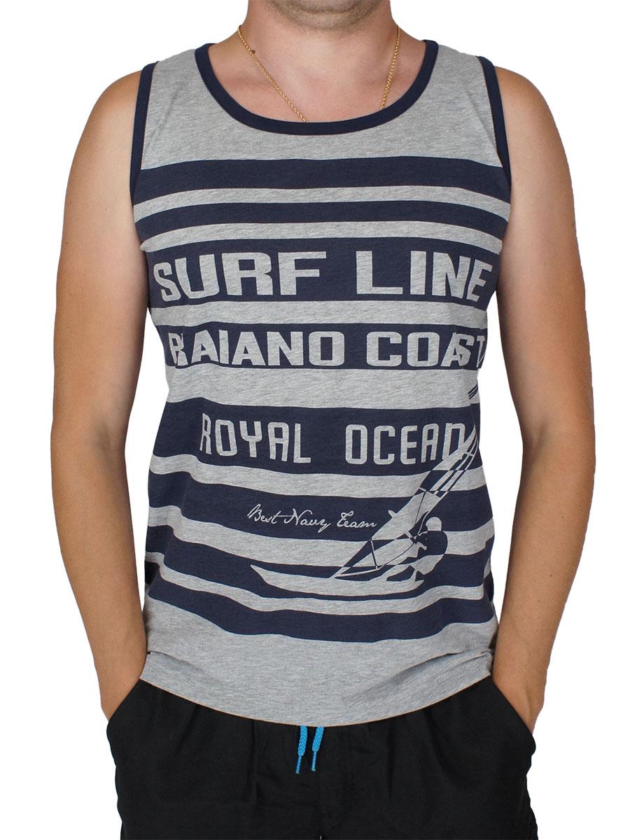 Оригінальна чоловіча безрукавка Surf Line 5002 в сірому кольорі, фото 1