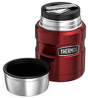 Термос для еды с ложкой 0,47 литров Thermos "King Food Flask" (173021) Нержавеющая сталь