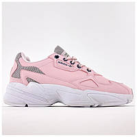 Женские кроссовки Adidas Falcon Pink, розовые кроссовки адидас фалкон