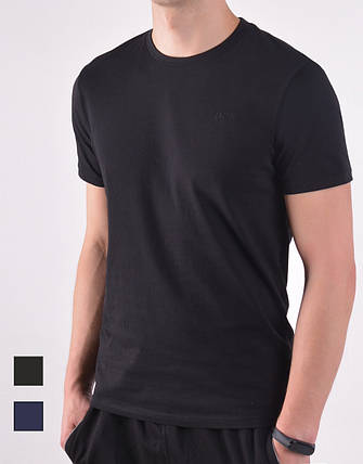 S,M,XL. Чорна чоловіча однотонна футболка 100% Cotton / Туреччина, DGR™, фото 1