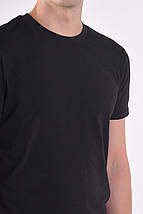 S,M,XL. Чорна чоловіча однотонна футболка 100% Cotton / Туреччина, DGR™, фото 4