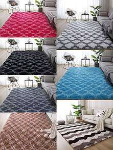 Хутровий килимок 1,5х2 метри різні кольори
